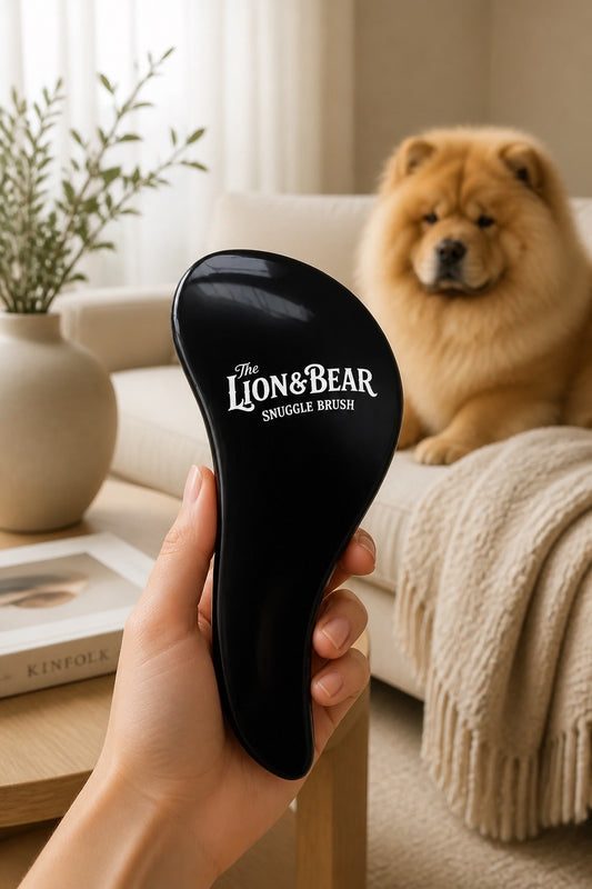 The Lion & Bear Snuggle Brush
