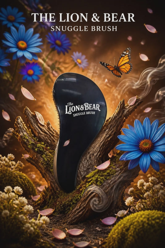 The Lion & Bear Snuggle Brush